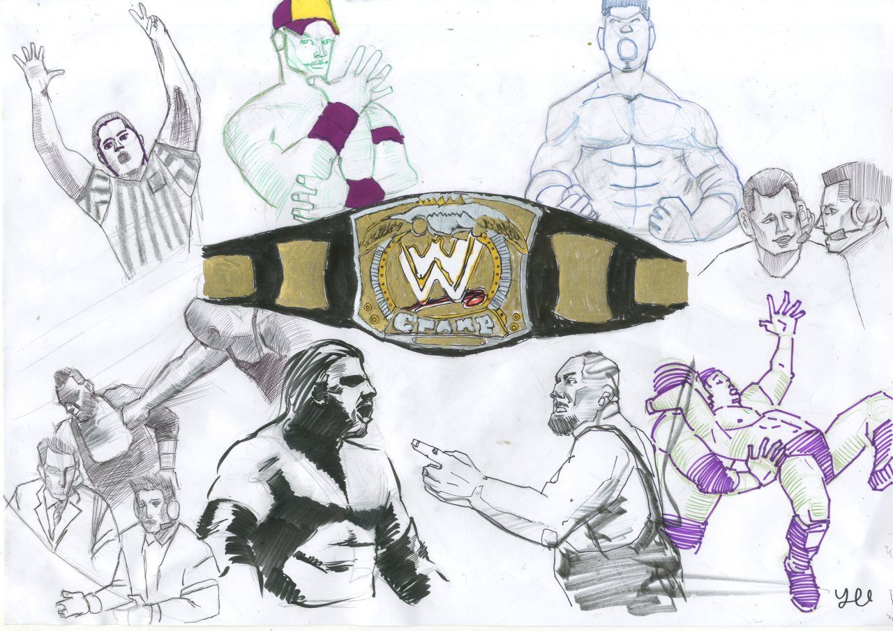 WWE 스케치 시트