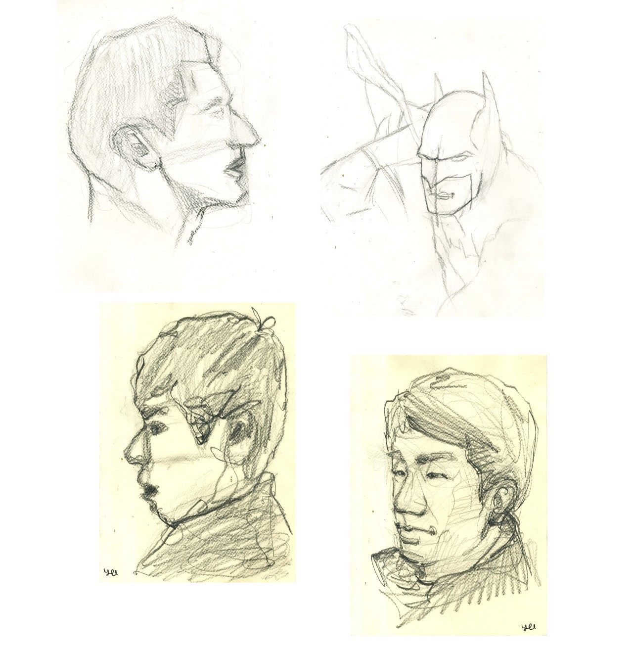얼굴 스케치 모음